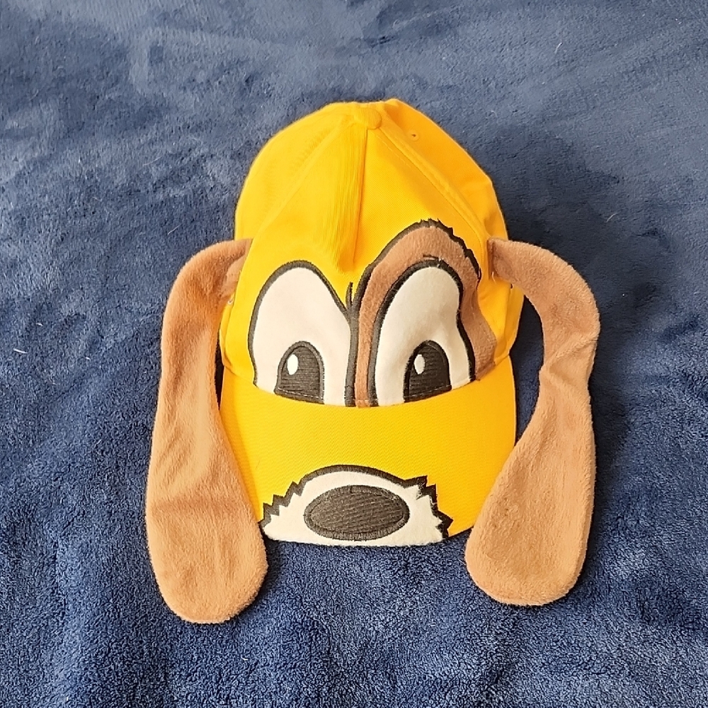 Yellow Cartoon Dog Hat with Ears